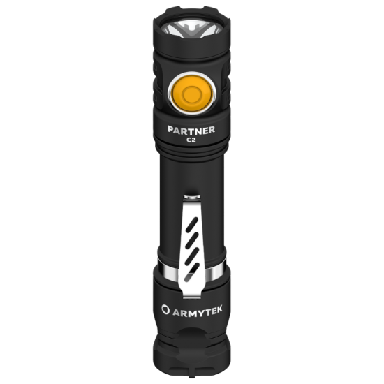 Lampe torche Armytek Partner C2 Magnet USB F07802W - 1 020 lm - lumière chaude - batterie 18650