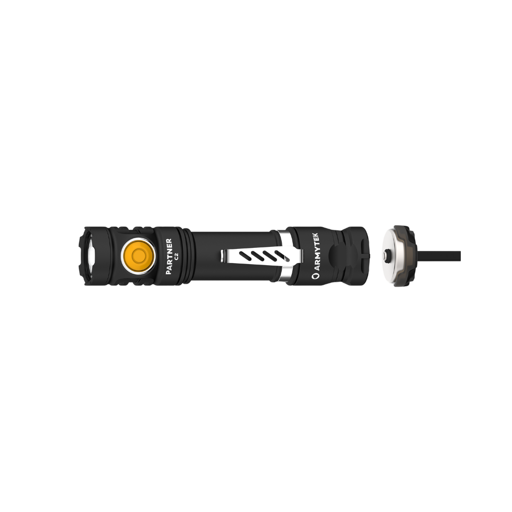 Lampe torche Armytek Partner C2 Magnet USB F07802W - 1 020 lm - lumière chaude - batterie 18650