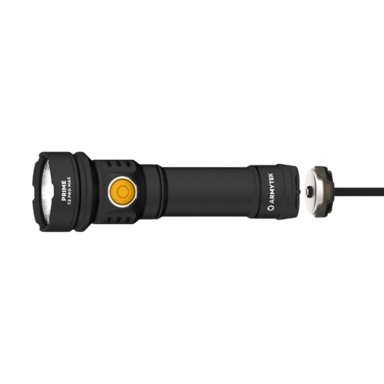 Lampe torche Armytek Prime C2 Pro Max F08601W - 3 720 lm - lumière chaude - batterie 21700