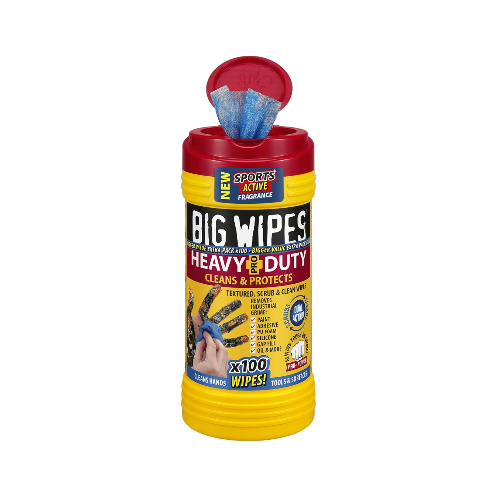 Kit de nettoyage Van System Big Wipes BIVSKIT0 - Lingettes, spray et supports - 8 pièces