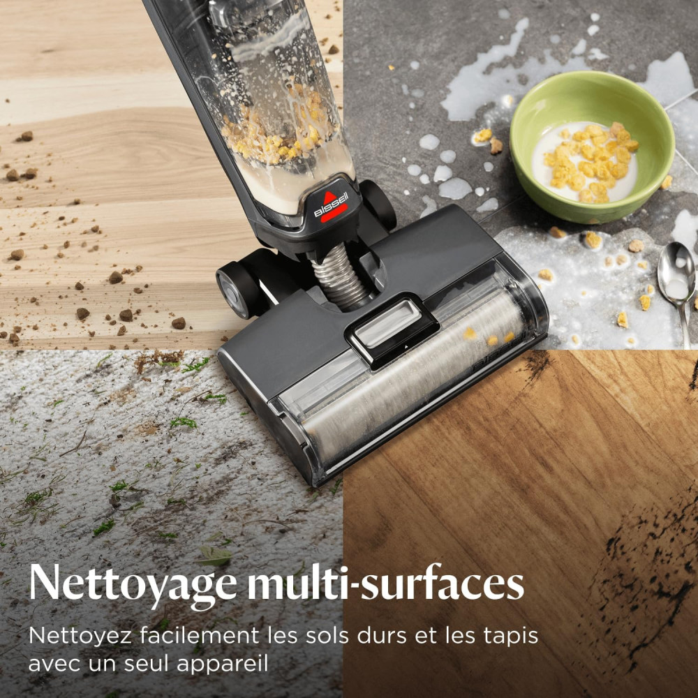 Aspirateur laveur sans fil Bissell CrossWave OmniForce 3912N - station de charge
