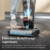 Aspirateur laveur sans fil Bissell CrossWave OmniForce 3912N - station de charge