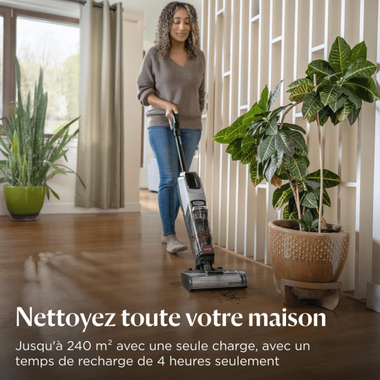 Aspirateur laveur sans fil Bissell CrossWave OmniForce 3912N - station de charge