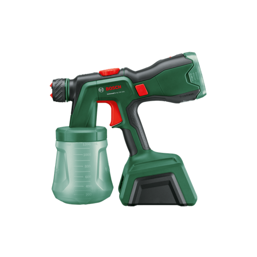 Pistolet à peinture sans fil Bosch UniversalSpray 18V-300 603208100 - 18V Power for All - 1,2 l - machine nue