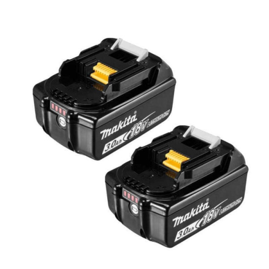Lot 2 batteries Makita BL1830BX2 18V LXT 3,0 Ah