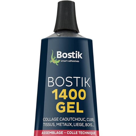 Colle contact gel multi-usages Bostik 1400GEL-125ml - 125 ml - Sans toluène