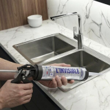 Mastic MS polymère sanitaire L'Invisible Bostik L-INVISIBLEx12 - Transparent - Bain et cuisine - Lot de 12
