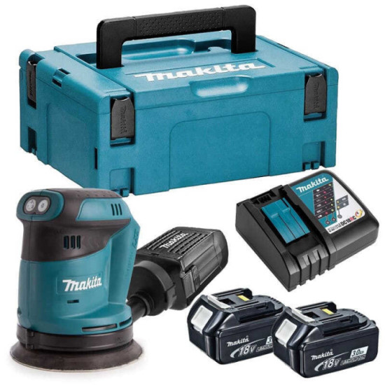 Ponceuse excentrique Makita DBO180RFJ 18V LXT