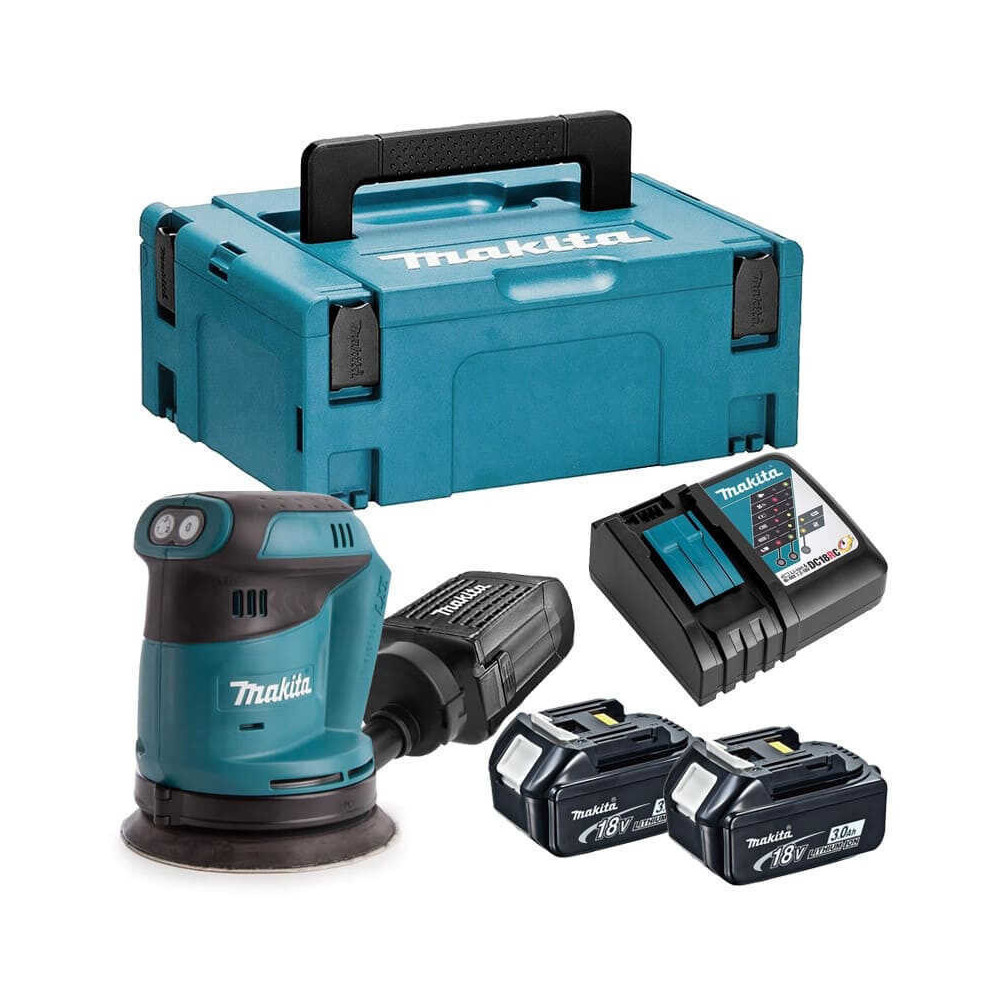 Ponceuse excentrique Makita DBO180RFJ 18V LXT