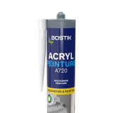 Mastic acrylique d'étanchéité peignable Bostik ACRYL-PEINTURE-BLCx6 - 310 ml - Blanc - Lot de 6