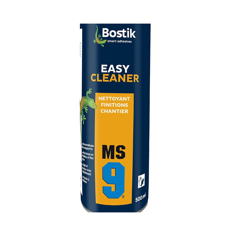 Nettoyant dégraissant lissant pour joints Bostik MS9-EASY-CLEANER - Aérosol 500 ml - 3 en 1
