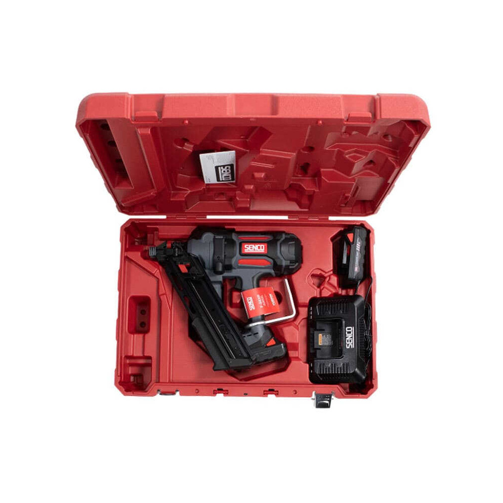 Cloueur de charpente sans fil Senco F-35XP 10G2001N - 18V - clous 50 à 90 mm - 2 batteries 3,0 Ah + chargeur - coffret