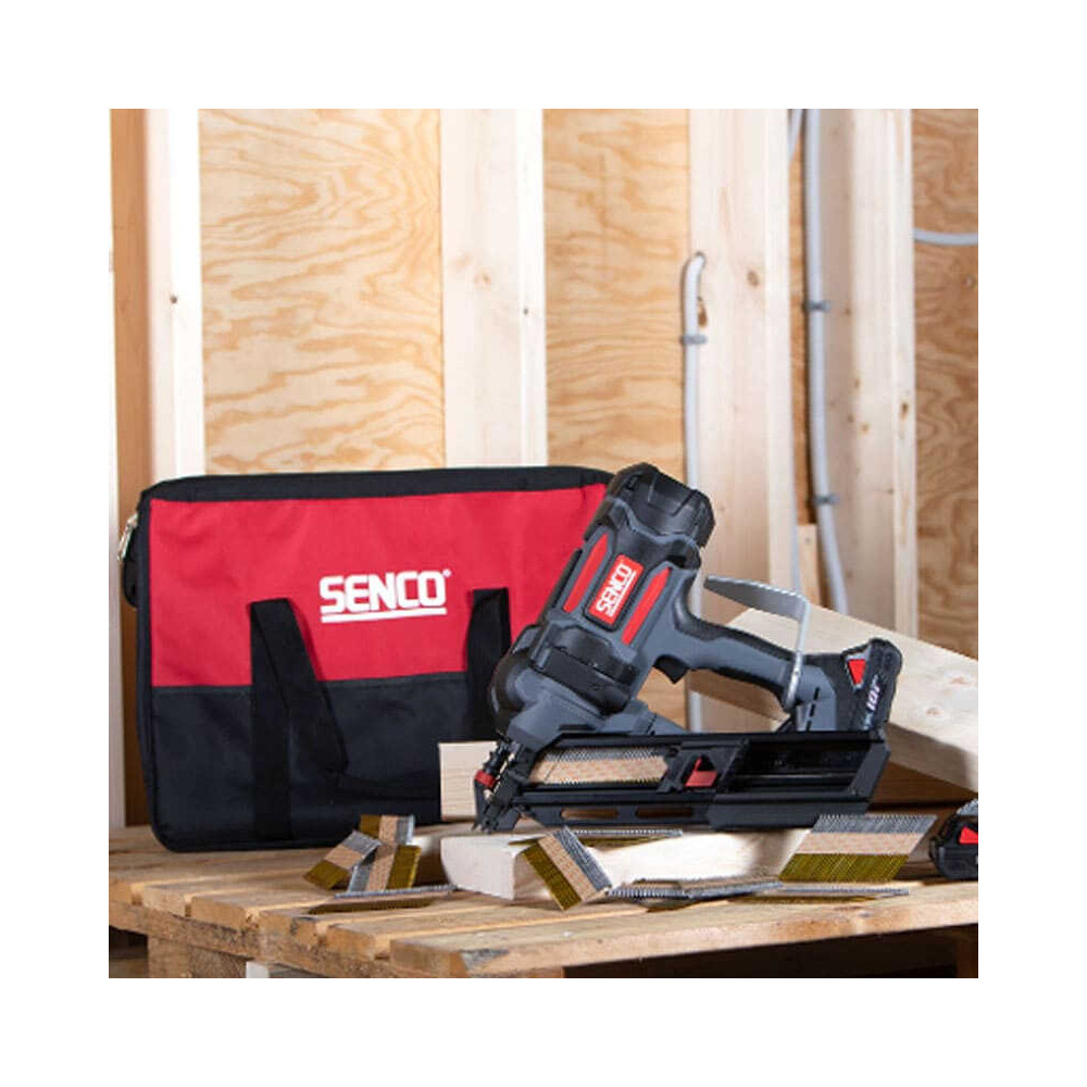 Cloueur de charpente sans fil Senco F-35XP 10G2001N - 18V - clous 50 à 90 mm - 2 batteries 3,0 Ah + chargeur - coffret