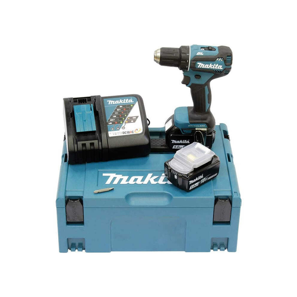 Perceuse visseuse Makita DDF485RTJ 2x5,0 Ah