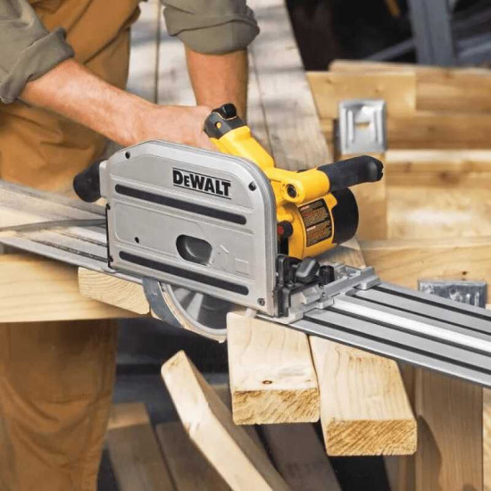 Scie circulaire plongeante filaire DeWalt DWS520KT-QS - 1300 W - Ø165 mm - coffret