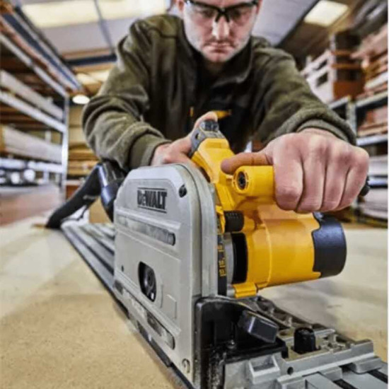 Scie circulaire plongeante filaire DeWalt DWS520KT-QS - 1300 W - Ø165 mm - coffret