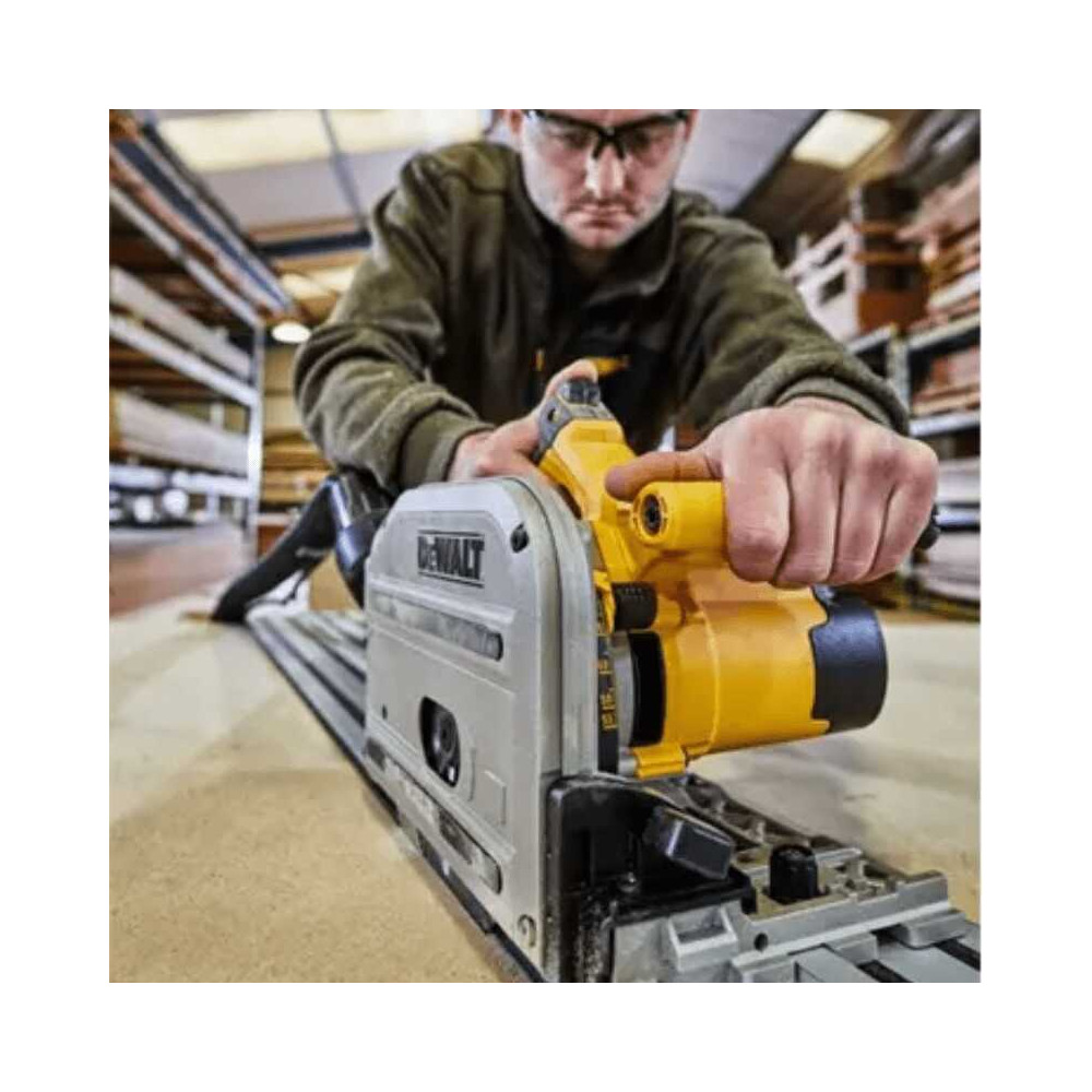 Scie circulaire plongeante filaire DeWalt DWS520KT-QS - 1300 W - Ø165 mm - coffret