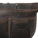 Poche à clous Dimos 205736 - arrondie - cuir pleine fleur - ceinture - 2 compartiments