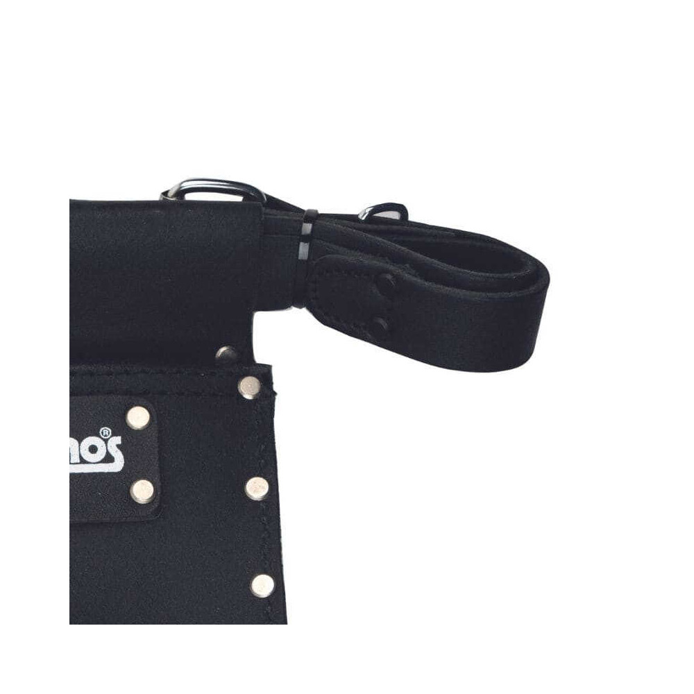 Poche à clous Dimos 205725 - à soufflet - ceinture cuir - 2 compartiments