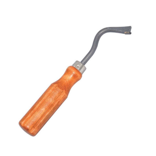 Griffe à zinc Dimos 145542 - pointe carbure - manche bois