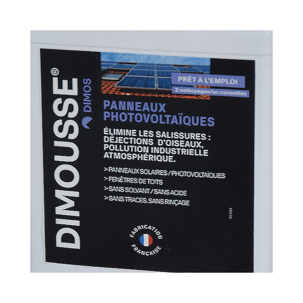 Nettoyant panneaux photovoltaïques Dimos 444302 - DIMOUSSE - bidon 5 L