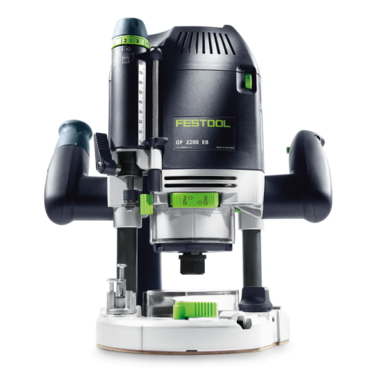 Défonceuse filaire Festool OF 2200 EB-Set 576220 - 2 200 W - réglage fin 20 mm - Systainer SYS3 M 337