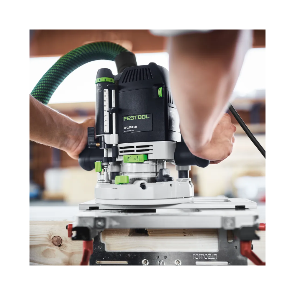 Défonceuse filaire Festool OF 2200 EB-Set 576220 - 2 200 W - réglage fin 20 mm - Systainer SYS3 M 337