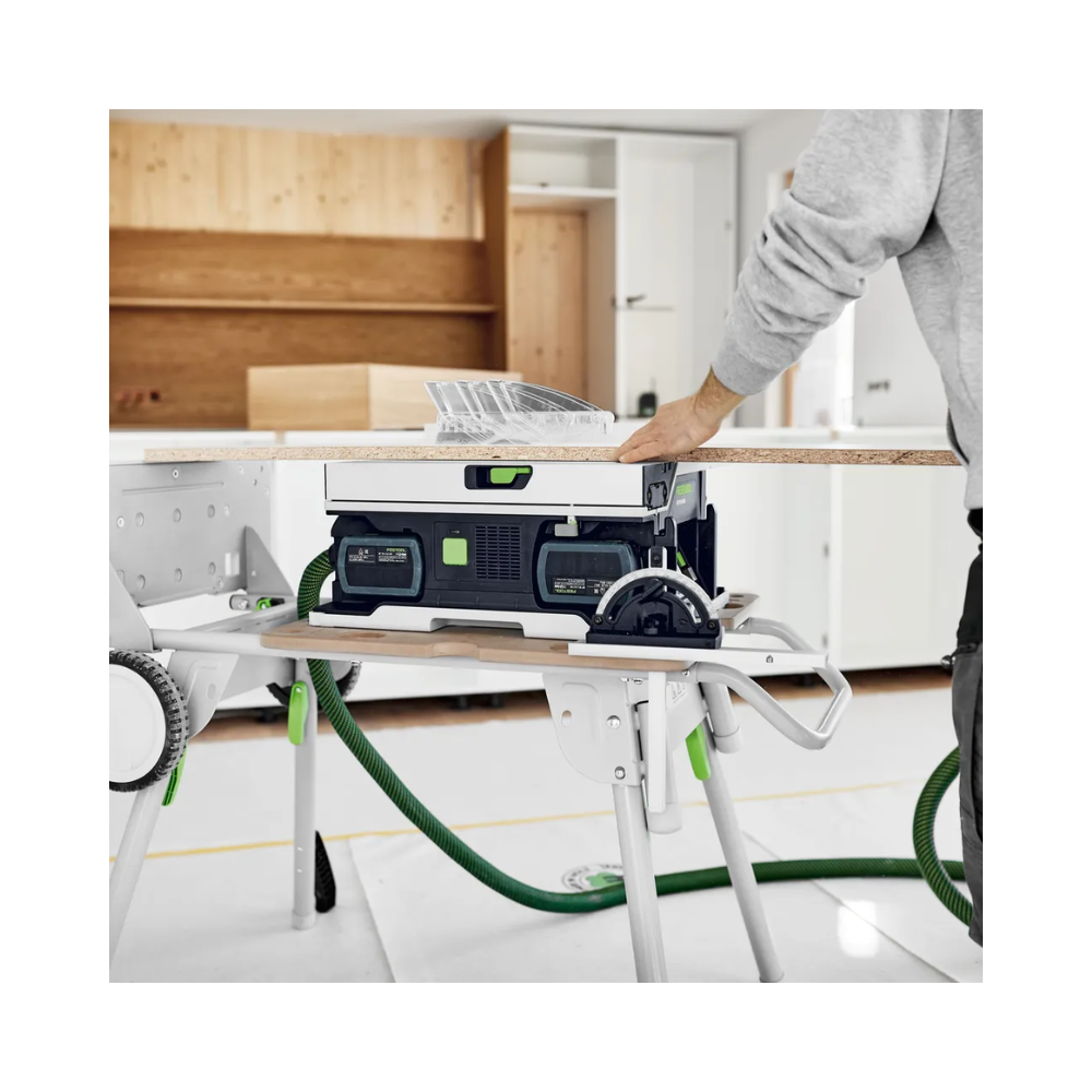 Scie circulaire sur table sans fil Festool 577371 sans fil CSC SYS 50 EB-Basic-Set - 18V