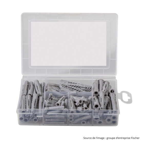 Coffret de chevilles Fischer 513893 - Meister-Box UX - 110 pièces