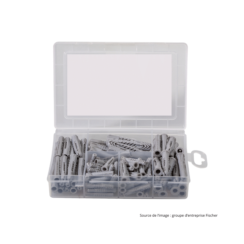 Coffret de chevilles Fischer 513893 - Meister-Box UX - 110 pièces