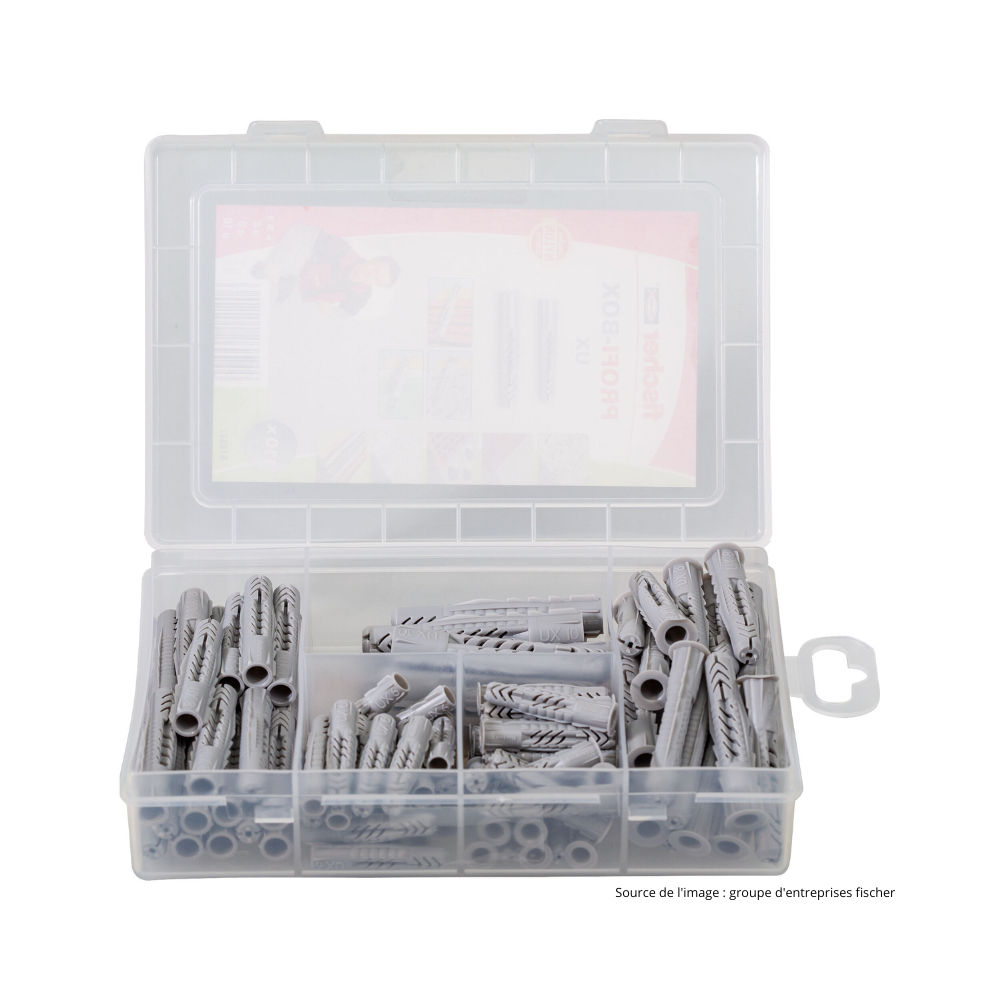 Coffret de chevilles Fischer 518527 - Profi-Box UX - 110 pièces