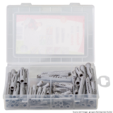 Coffret de chevilles Fischer 518527 - Profi-Box UX - 110 pièces
