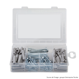 Coffret vis et chevilles Fischer 513777 - SX Plus 6 et 8 mm - 160 pièces