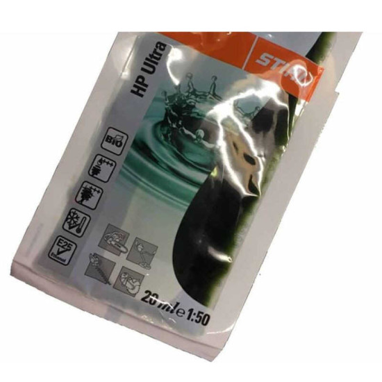 Huile moteur 2 temps Stihl HP Ultra 7813198600 - Dose 20 ml pour 1 L de carburant