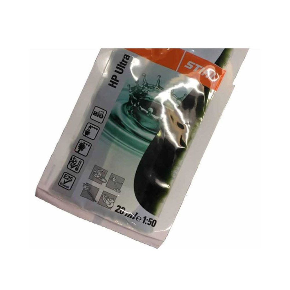 Huile moteur 2 temps Stihl HP Ultra 7813198600 - Dose 20 ml pour 1 L de carburant