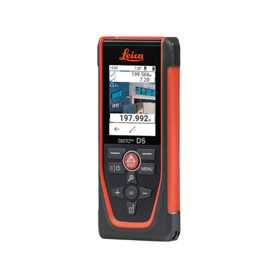 Kit télémètre laser Leica DISTO D5 950879 - 200 m - trépied TRI 75 + adaptateur FTA 360 - metaBOX