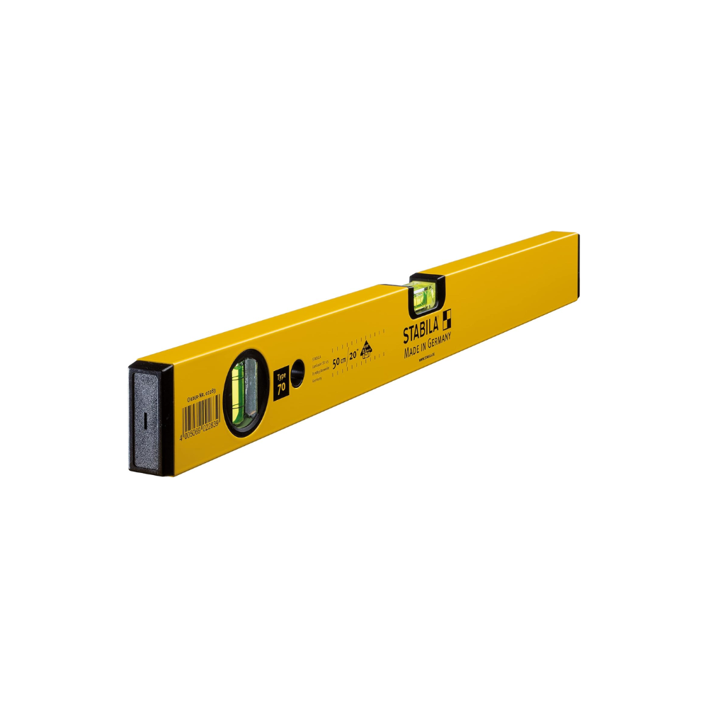 Kit de démarrage Stabila STB-20102 - niveau Type 70 40 cm - mètre pliant 2 m - crayon