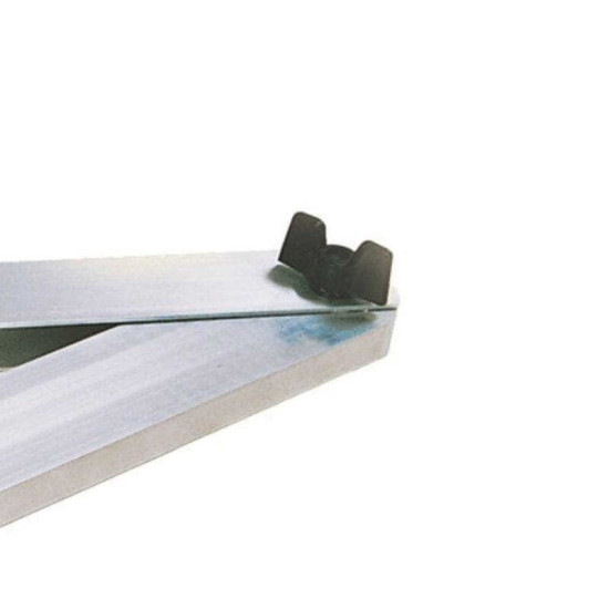 Fausse équerre aluminium Taliaplast 441205 - 500 mm - vis de blocage