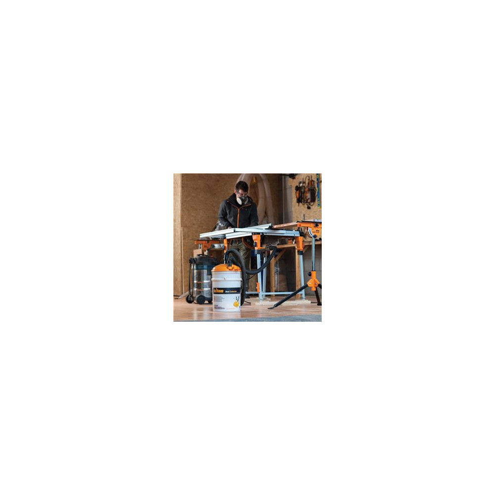 Collecteur de sciure Triton 330055 - DCA300 - 23 litres - avec flexibles
