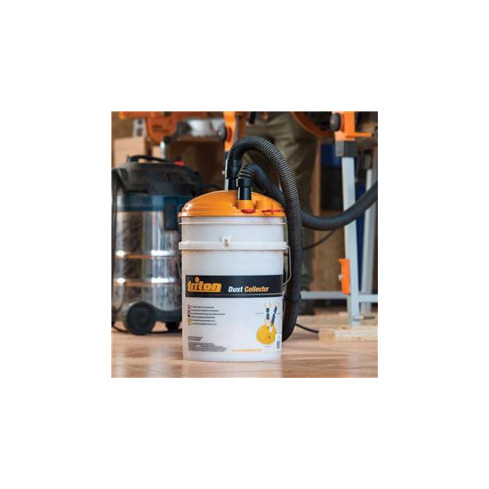Collecteur de sciure Triton 330055 - DCA300 - 23 litres - avec flexibles