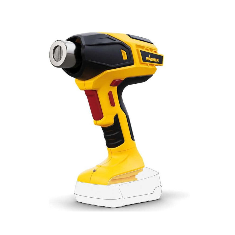 Décapeur thermique sans fil Wagner Furno 550 2420168X1 - 18V - machine nue + couteau de peintre 5 en 1
