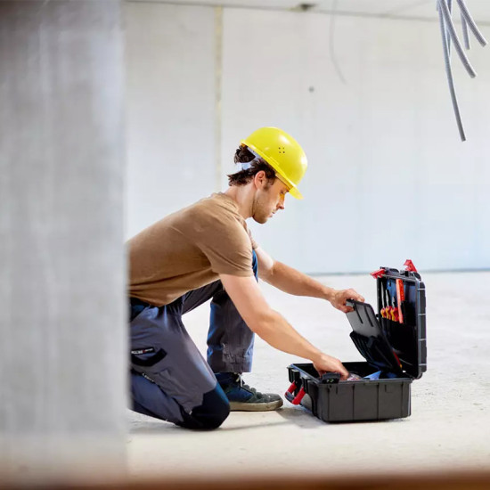 Caisse à outils Basic Set L pour électricien Wiha 45530