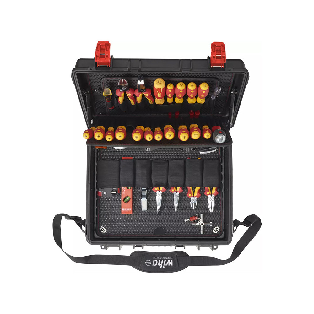 Caisse à outils XL pour électricien Wiha 40523