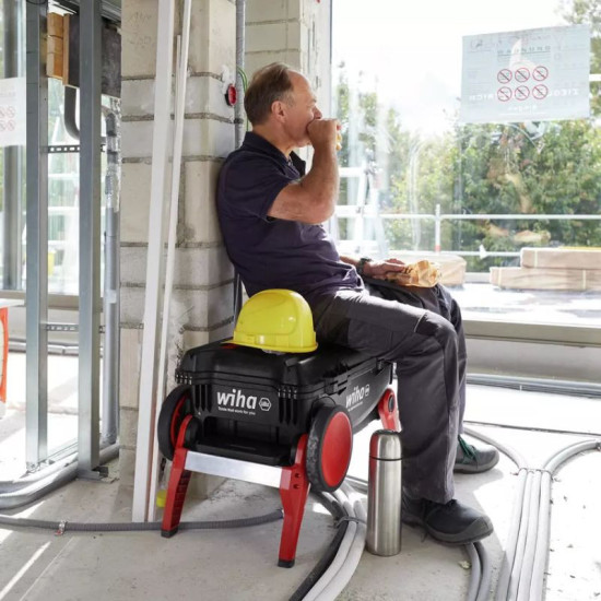 Caisse à outils électricien XXL sur roues Wiha 45734