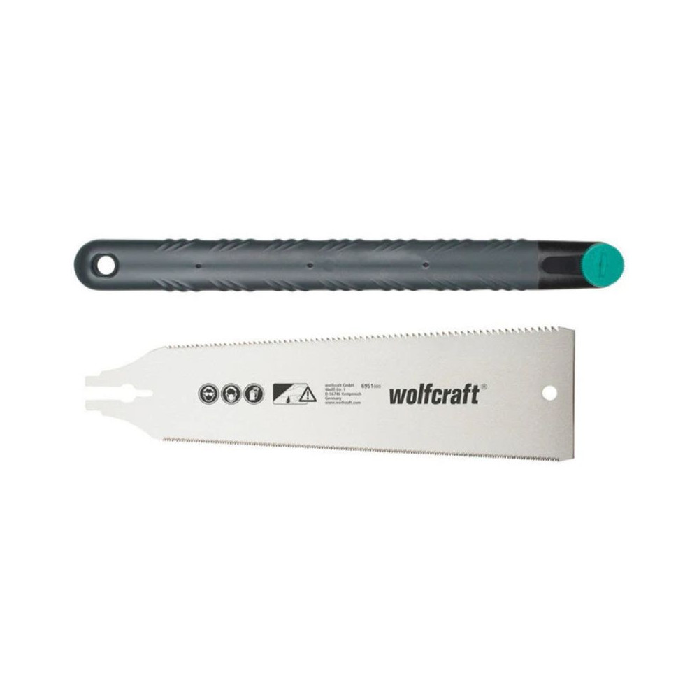Scie japonaise bi-face lame 240 mm Wolfcraft 6951000
