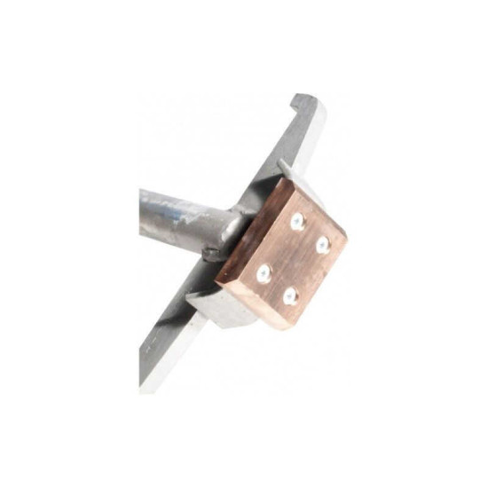 Marteau à plaque Taravello Pro 107 - agréé France Télécom 767 845 X - semelle polyamide - manche 1 m