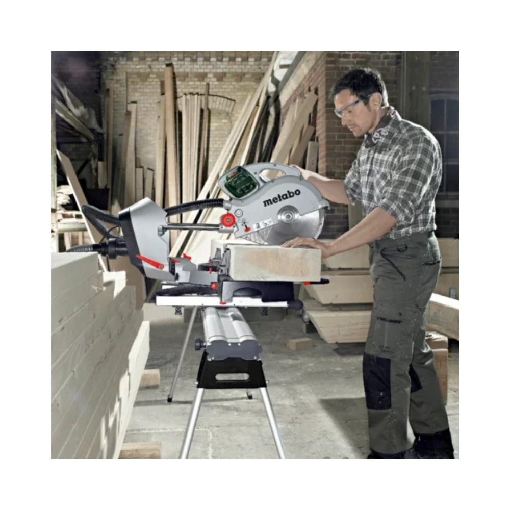 Scie à onglet radiale filaire Metabo 0103150000 KGS 315 Plus - 1600 W - 315 x 30 mm