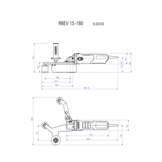RBE 15-180 Set Metabo 602243500