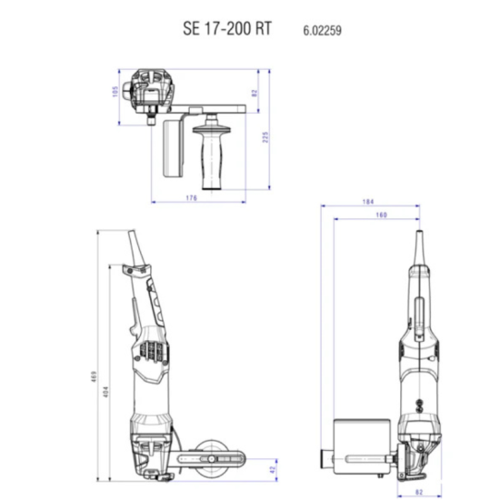 Satineuse Metabo SE 17-200 RT 602259000