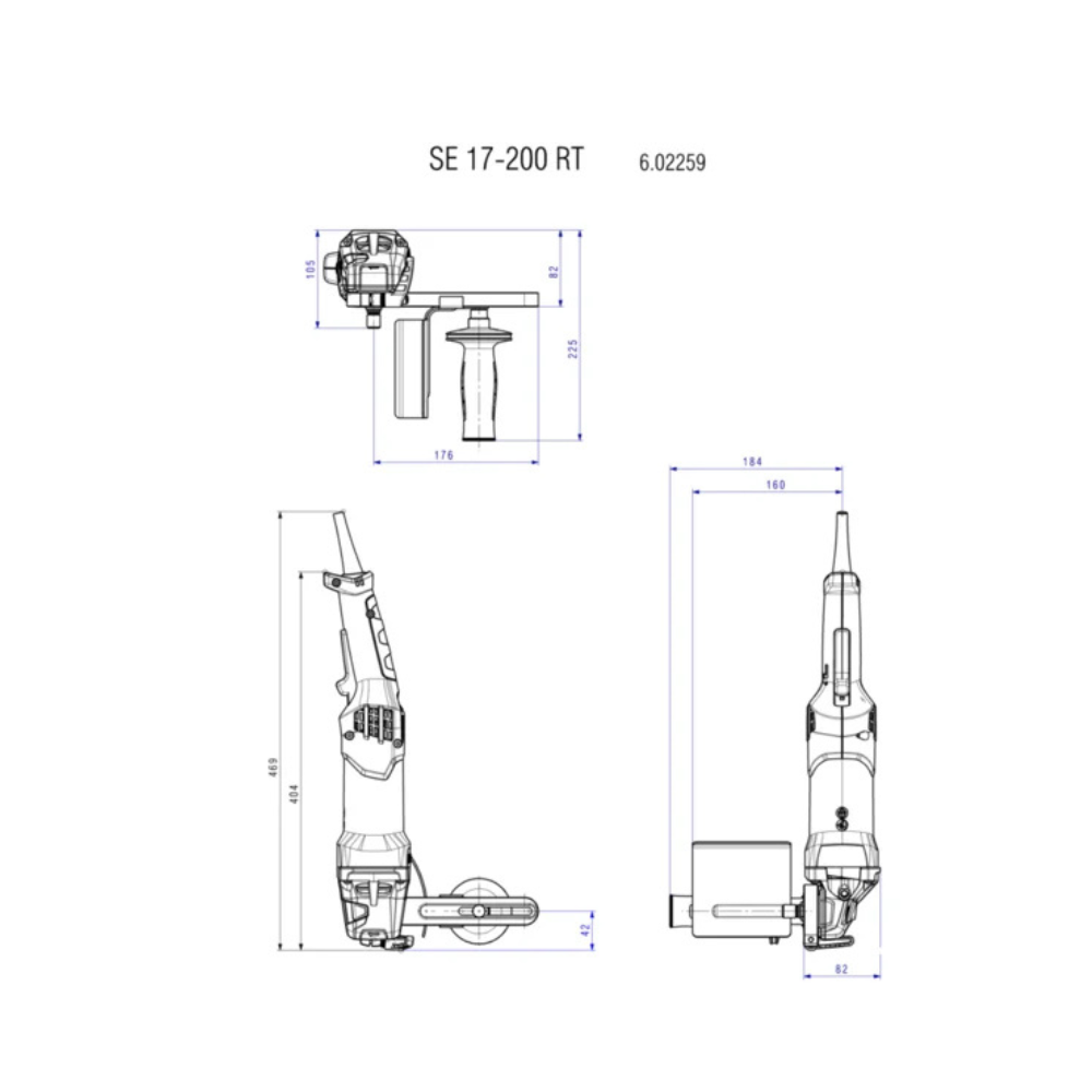 Satineuse Metabo SE 17-200 RT 602259000